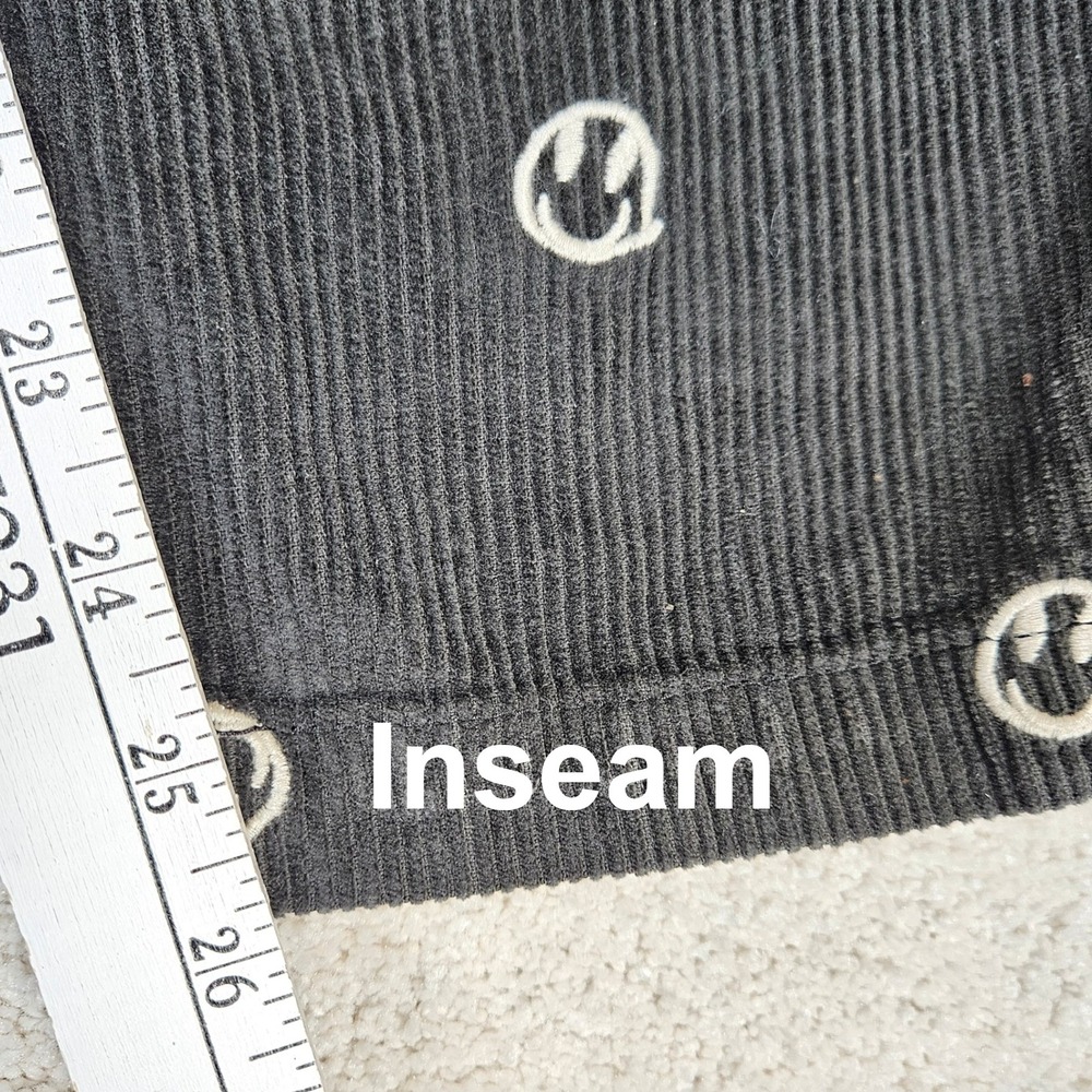 Urban Outfitters Men's Black Corduroy Smiley Face Tie Waist Pants Sz S Whimsical - Picture 9 of 9